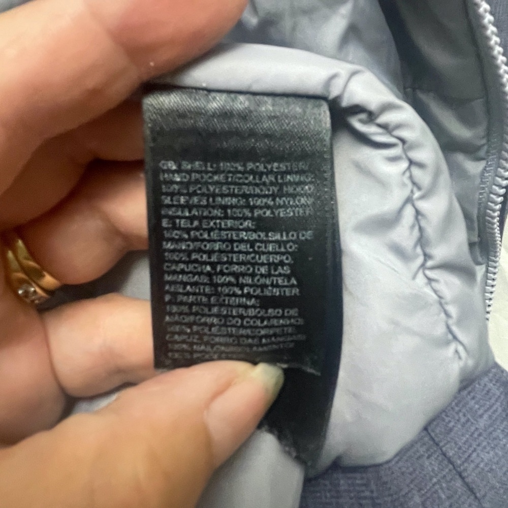 The North Face Womens Purple The NorthInsulated Hyvent Jacket Hooded Size Medium - Picture 16 of 16